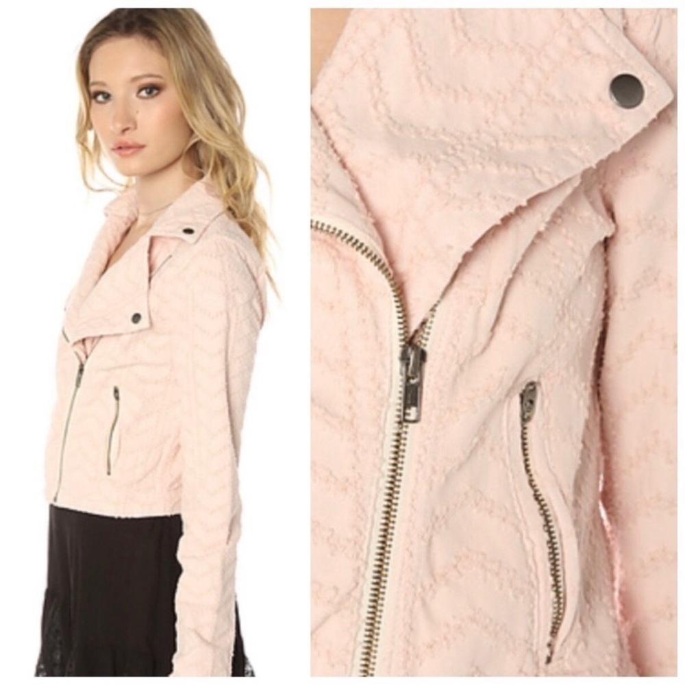 Free People Cotton Moto Jacket - Picture 3 of 11
